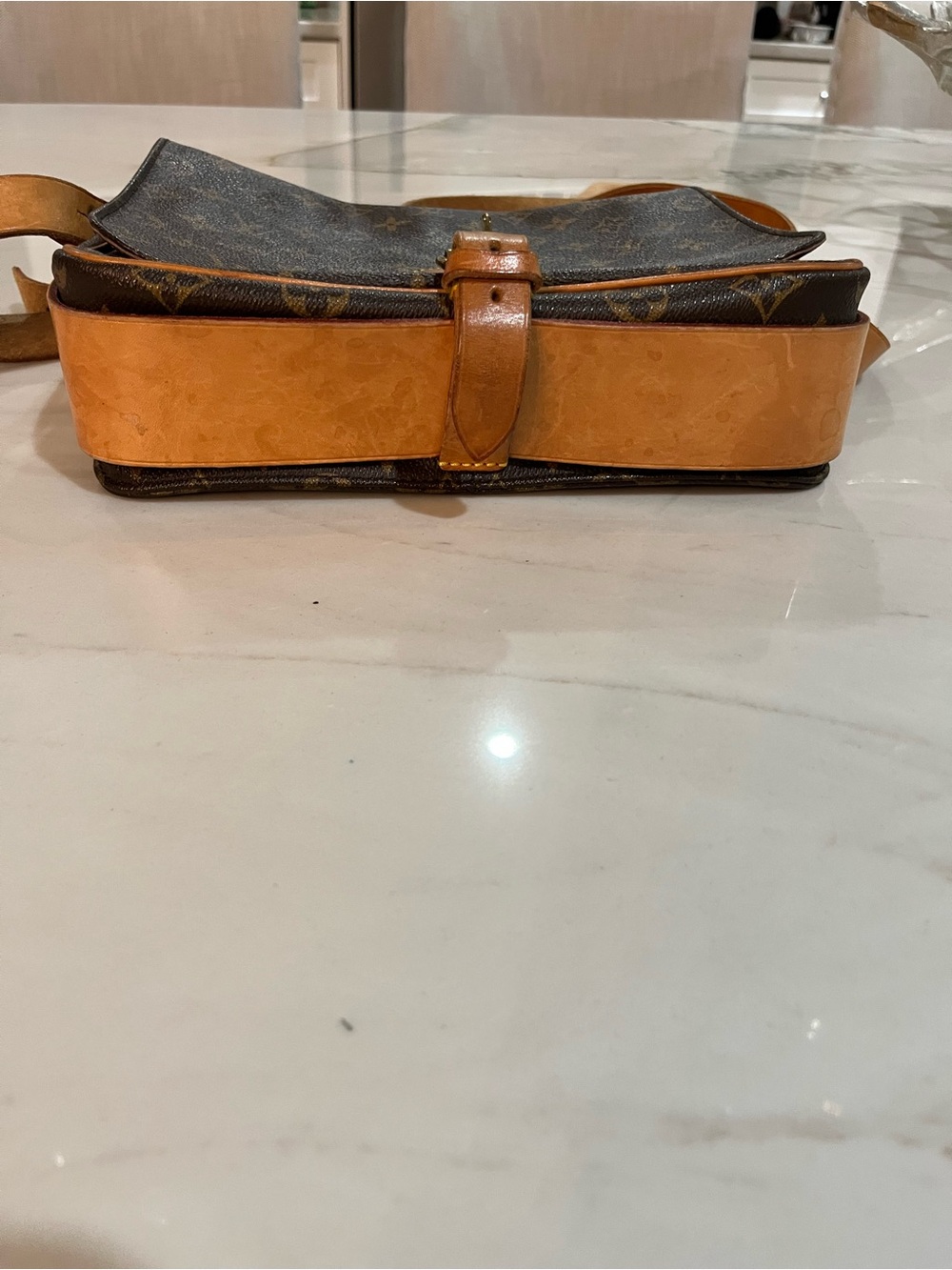Vintage Louis Vuitton Cartouchiere Monogram crossbody shoulder bag - Picture 5 of 7